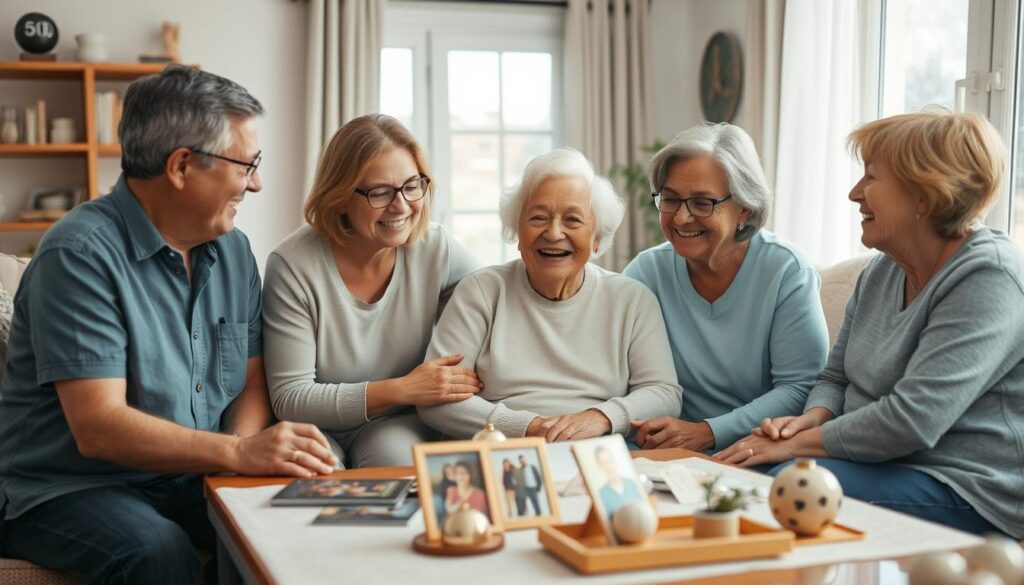 współpraca z rodziną seniora