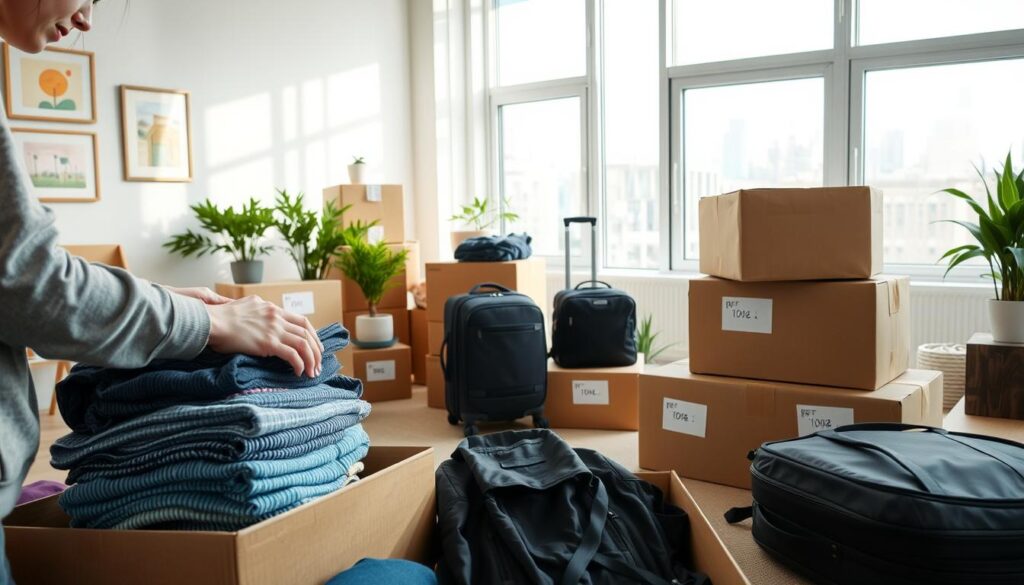 przygotowanie do przeprowadzki