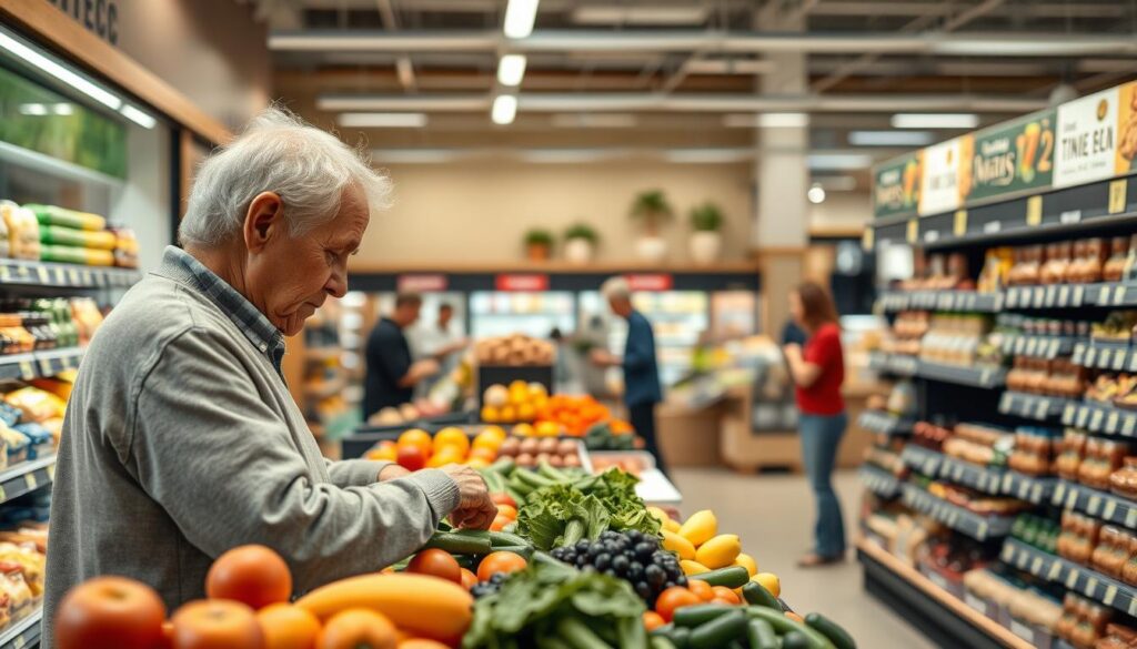 zakupy spożywcze dla seniorów