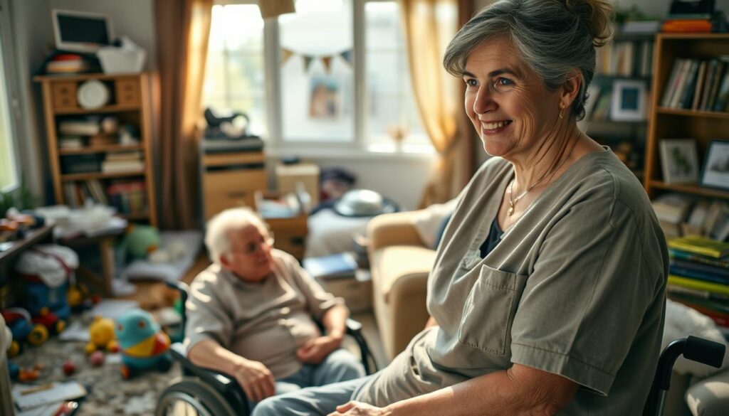 opiekunka w trudnych warunkach